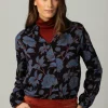 MORE & MORE Viskosebluse, Flowerprint, Winter-Kollektion