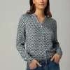 MORE & MORE Viskosebluse, grafischer Print, Winter-Kollektion