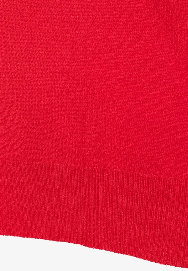 MORE & MORE weiter Pullover, soft red, Frühjahrs-Kollektion